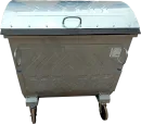 Metal container for solid waste collection (Eurocontainer, 1.1 m³)
