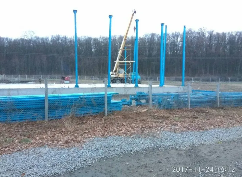 Work continues on the construction of a waste sorting complex in the city of Illinka